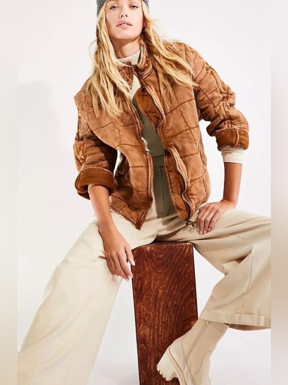 Free People Dolman Quilted Jacket